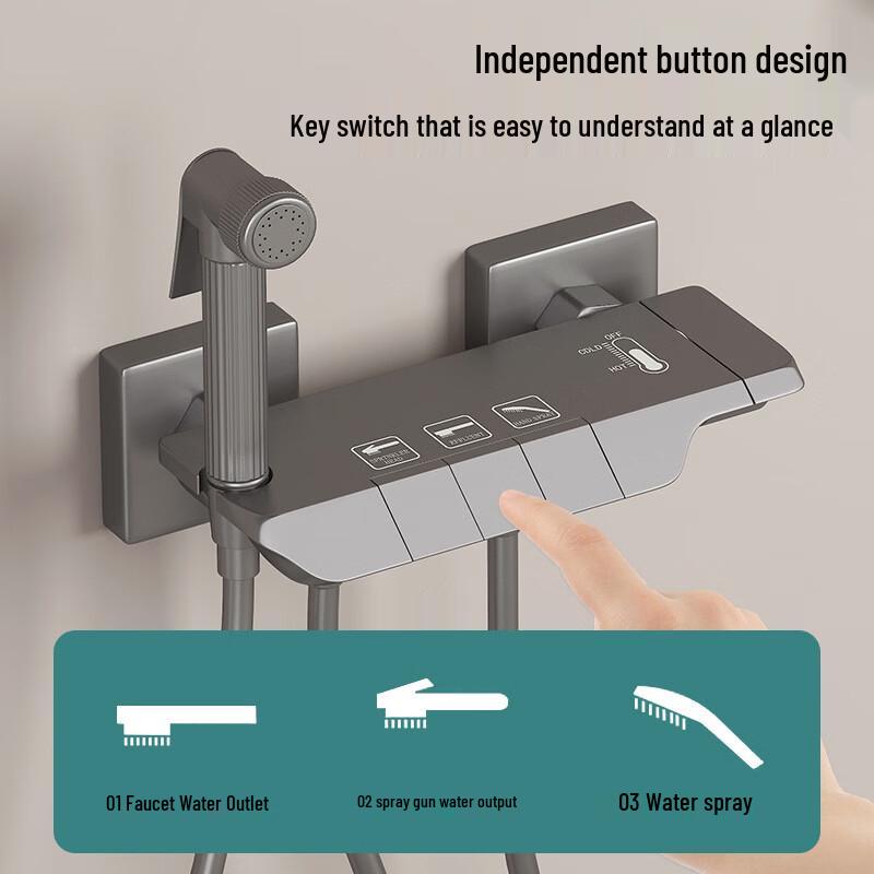 Langzhiwen Simple Bathroom Shower Set