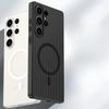Чехол для мобильного телефона Samsung S25 Ultra Ледяной туман Гофрированный Магнитная адсорбция S24 Ultra Матовый Не желтеющий Защитный чехол