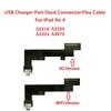 Шлейф зарядного порта для iPad Air 4 A2316 A2324 A2325 A2072 Порт USB-зарядки Разъем док-станции Разъем Разъем Шлейф