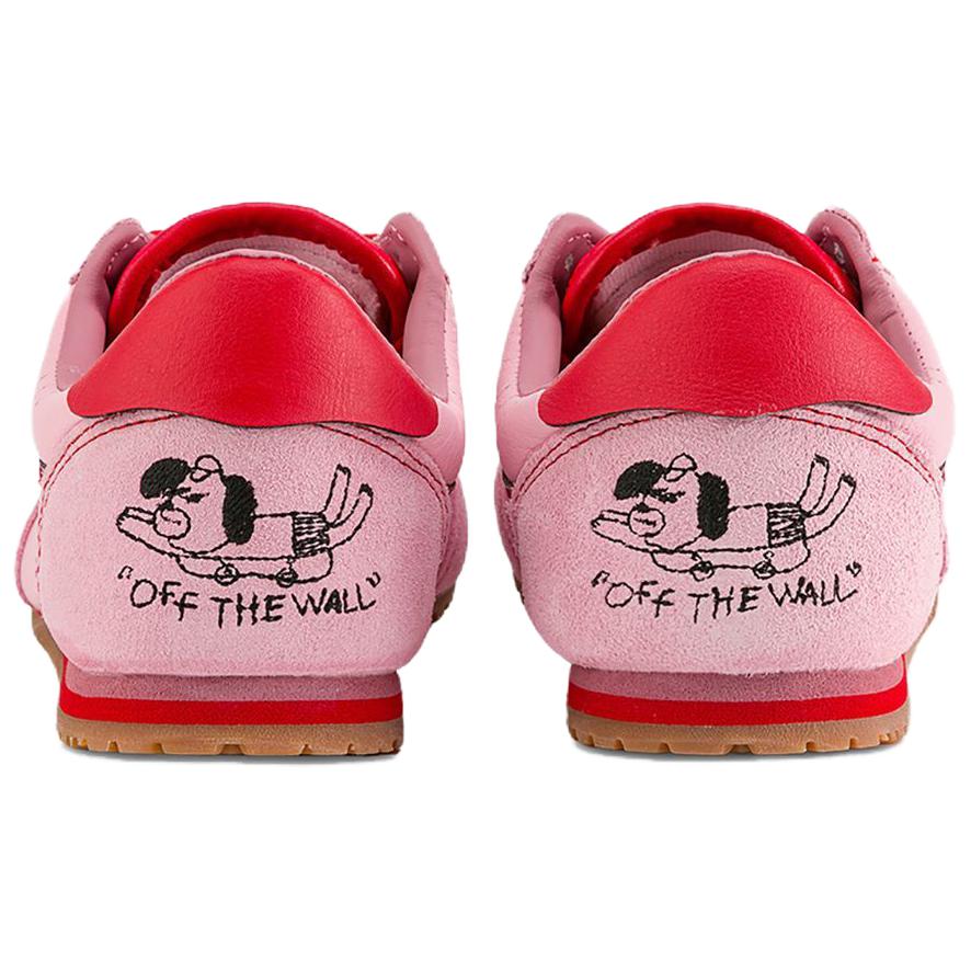 Vans Riroo X Сверхнизкопрофильные Удобные Легкие Низкие Повседневные Кроссовки Унисекс Розовые VN000D83FFP