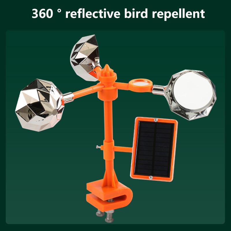 Ветроуправляемый, безвредный, вращающийся на 360 градусов, светоотражающий, визуальный отпугиватель птиц, отпугивающий голубей и дятлов