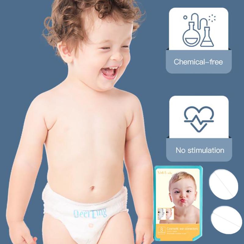 8Pcs Ear Corrector Tape Ear Corrector Fixer Cosmetic Ear Stickers Like Elf Ears Stretched Ears Ear Corrector Tool