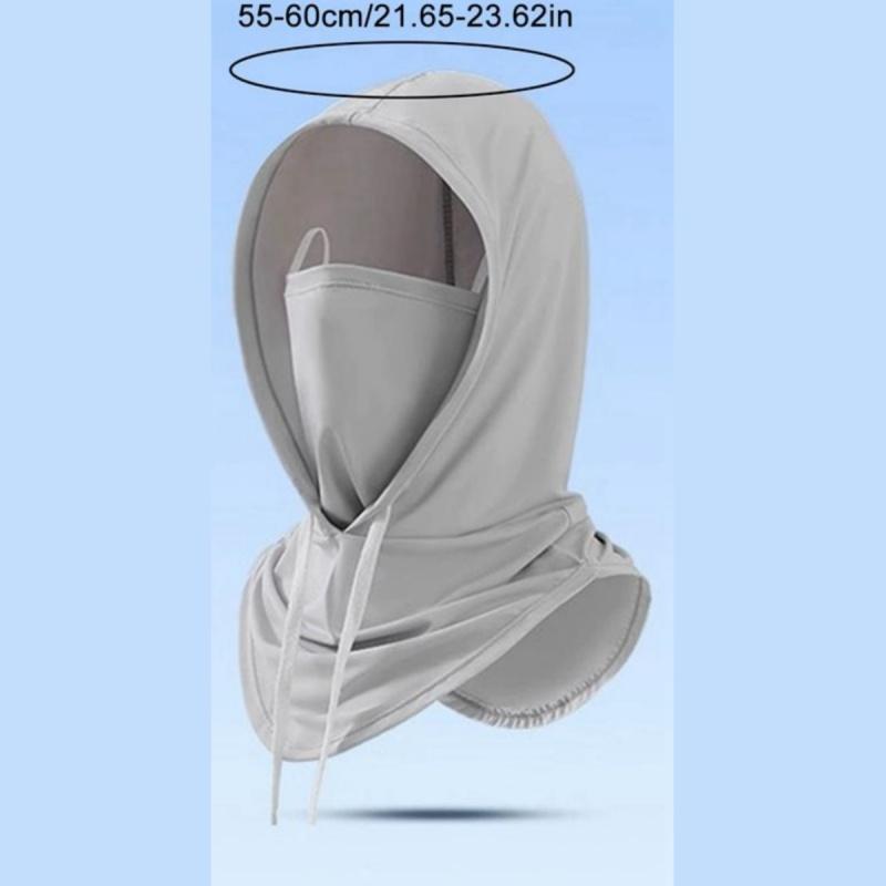Летняя защита от УФ-лучей, защита шеи, уличный шарф-балаклава, спортивная маска для лица, снуд, капюшон, шляпа, ветрозащитная, охлаждающая, дышащая велосипедная шапка