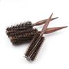 3 Types Straight Twill Hair Comb Natural Boar Bristle Rolling Brush Round Barrel Blowing Curling DIY Hairdressing Styling Tool