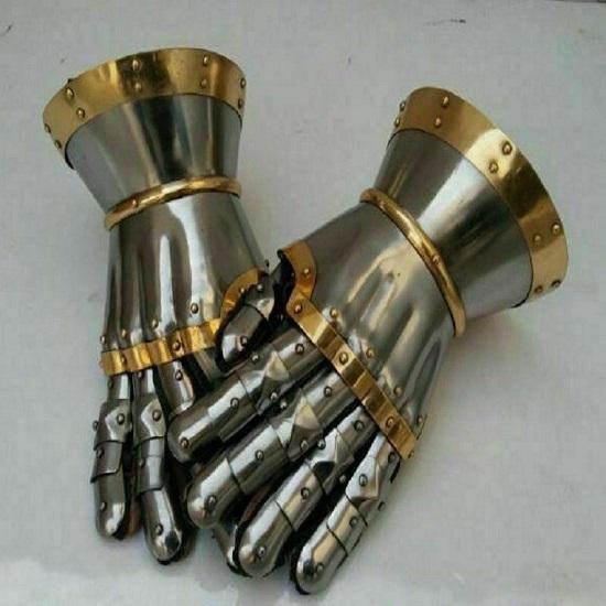 Medieval Steel Gothic Gauntlet Gloves New Antique Armour