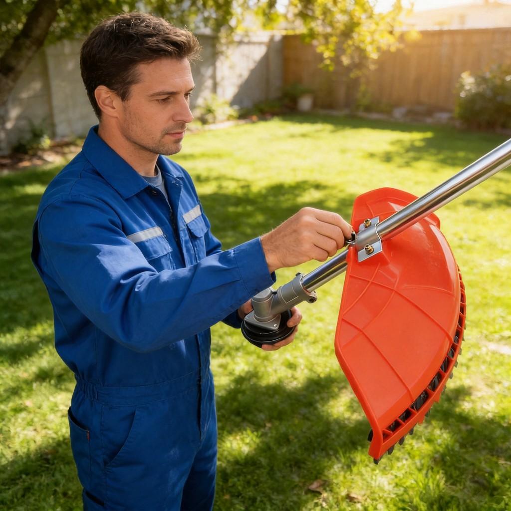 Lawn Mower Grass Guard Panel With Handle For Garden Trimming And Protection