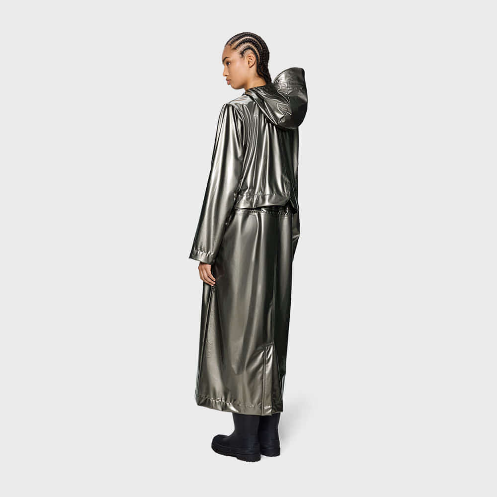 Rains Bold Longest Jacket - Raven