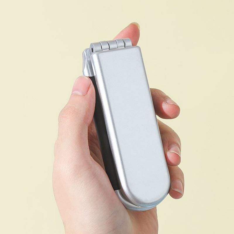 2023 Мини-расческа для волос, складная массажная расческа, массажная головка, антистатическая портативная дорожная расческа для волос, расчески для волос для девочек с зеркалом