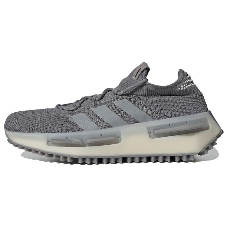 adidas NMD_S1 Серые кроссовки унисекс Grey-Three Grey-One Core-Black GW4654