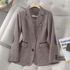 Women's Sequined Suit Jacket - Spring & Autumn 2024 High-End Casual Niche Design