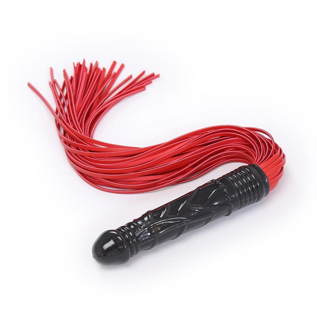 VaHppy Ручка-хлыст-фаллоимитатор 62 см, 160 г, SM-игрушки для взрослых с пенисом, двойного назначения, бахрома, конский хвост, кондиционирование, порка, флирт пары