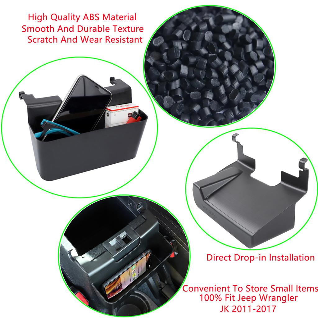 Центральная консоль, подлокотник, подвесной ящик для хранения, органайзер, контейнер, аксессуары для Jeep Wrangler JK 2011 2012 2013 2014 2016