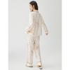 Pajamas women's new ice silk spring black wavy edge loungewear in spring 11, women's outer wear can be one piece in summer