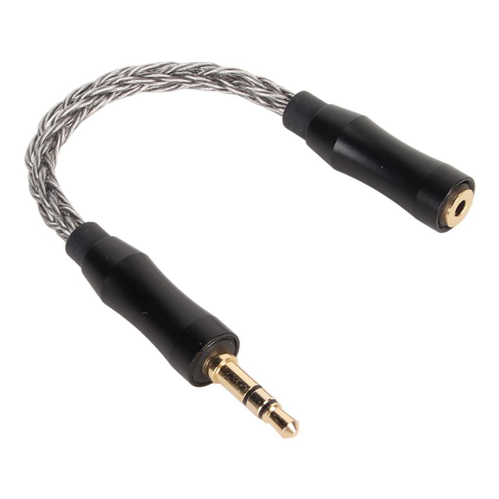 2.5mm To 3.5mm Sound Cable Female To Male Single Crystal Copper Core Gold Plated Connector