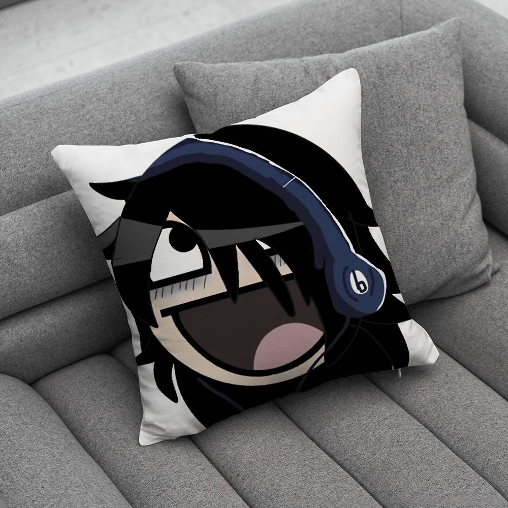 TTomoko WWatamote Kuroki Наволочка Наволочка Домашние Подушки для Дивана Подушки для Автомобиля Чехол для Подушки Офисная Оболочка для Подушки Подушка