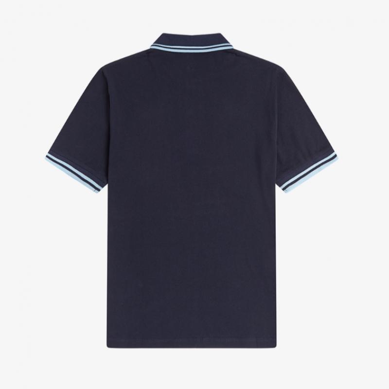 Fred Perry Рубашка Twin Tip Fred Perry Navy Ice Afpm2430012 795