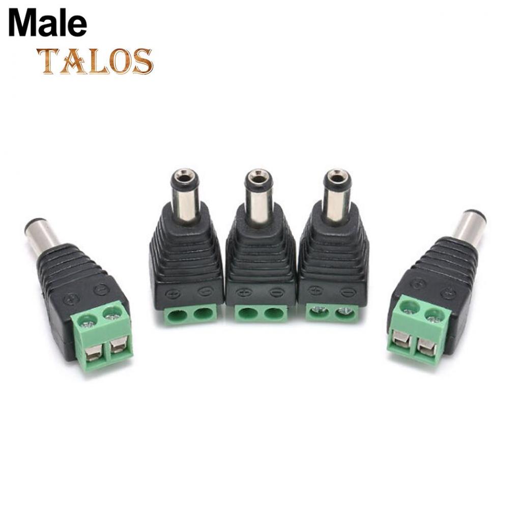 5 Pcs 12V DC Power Supply Plug Adapter Connector for 5050 3528 LED Strip Light Electronics