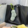Decorative Knot Charm Plush Twist Bag Charm, Fuzzy Keychain Pendant, Hanging Ornament Decoration for Backpacks, Handbags, Purse, Car Keys Handbag