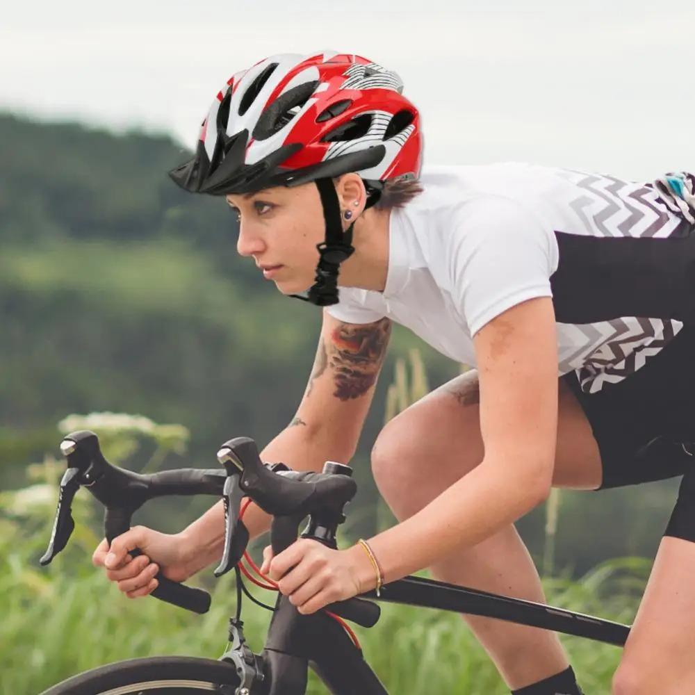 Safety Cycling Helmet Comfort Lining Road Bicycle Safety Hat Cap Stylish MTB Helmet Outdoor Sport