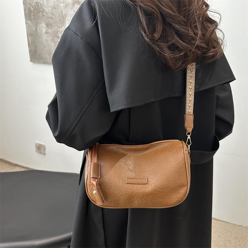 Винтажная мода универсальные новые женские сумки однотонные высококачественные текстуры простые щедрые темпераментные сумки через плечо