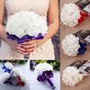 1 Bouquet Bride Wedding Party Bridesmaid Rhinestone Decor Foam Artificial Flower