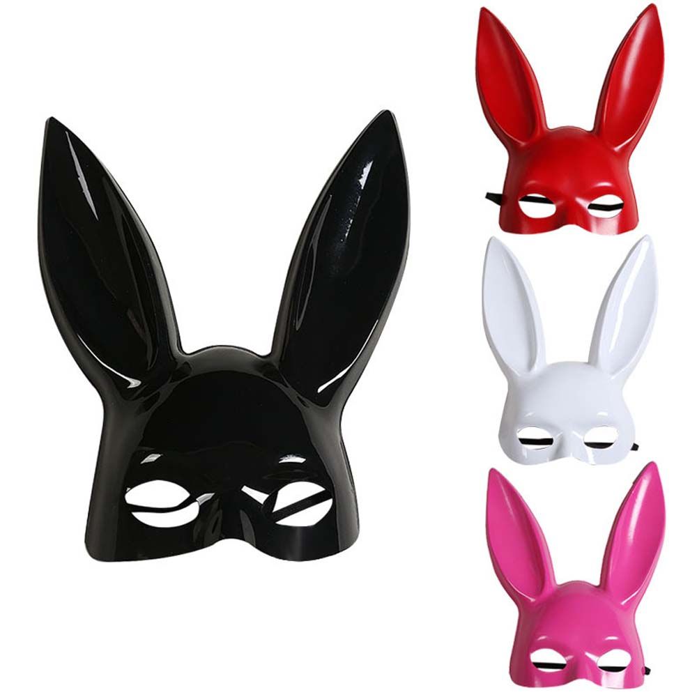 Decoration Gifts Party accessories Bunny Mask Women Half Mask Rabbit Ears Mask Halloween Mask