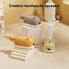 Креативный ролик для выдавливания зубной пасты, бытовой дозатор зубной пасты, подставка для хранения зубной пасты и косметики, аксессуары для ванной комнаты
