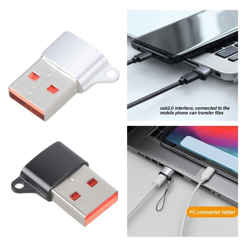 Высокоскоростной адаптер USB C на USB A, переходники «папа-мама» для быстрой зарядки и синхронизации, работает со смартфоном, планшетом