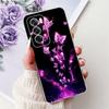 Soft Clear Silicone Back Cover For Oppo Reno12 Pro CPH2629 Phone Case Marble Butterfly Capa For Reno 12 12Pro 5G CPH2625 Capa