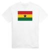 Футболка - PIXELFORMA - Drapeau du Ghana - 100% хлопок - Manches Courtes - Col classique