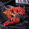3D-печатный волшебный дракон с подвижными суставами, игрушка-антистресс, вращающийся, шарнирный, офисный настольный орнамент, игрушка для взрослых и детей, поделки