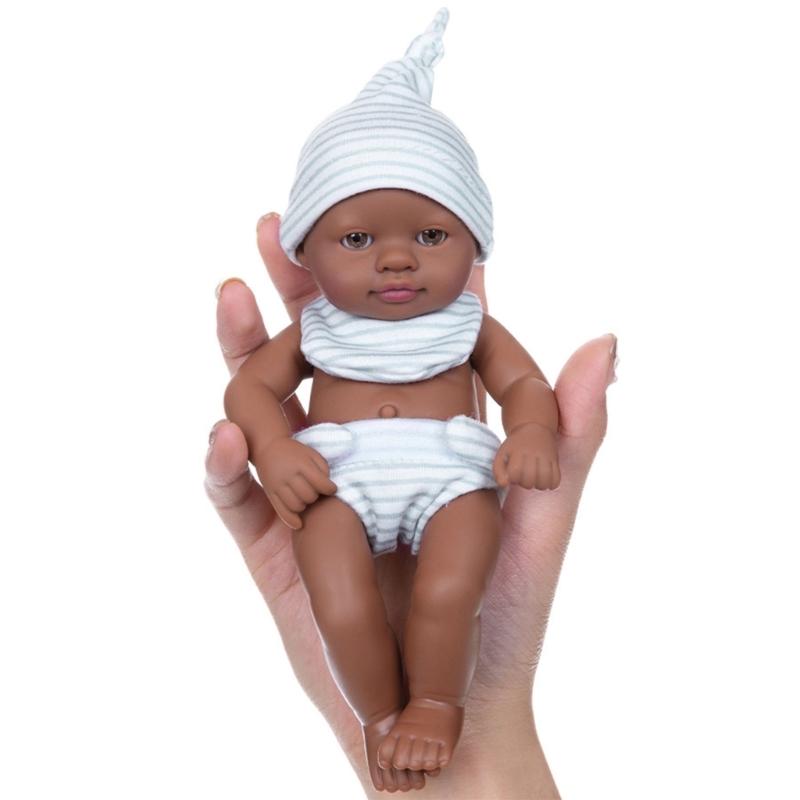 7-дюймовая кукла-младенец из мягкого винила, реалистичная Reborns, фигурка-игрушка, удобная для переноски, для повседневного успокоения, игра для родителей