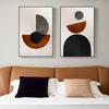 Retro Abstract Geometry Canvas Painting Posters and Prints Nordic Wall Art Living Room Cafe Home Decoration