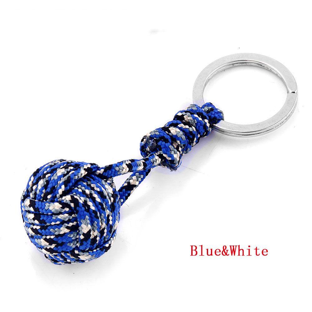 Men Parachute Rope Lanyard Jewelry Outdoor Survival Key Ring Fashion Accessories Keyfob Key Chain