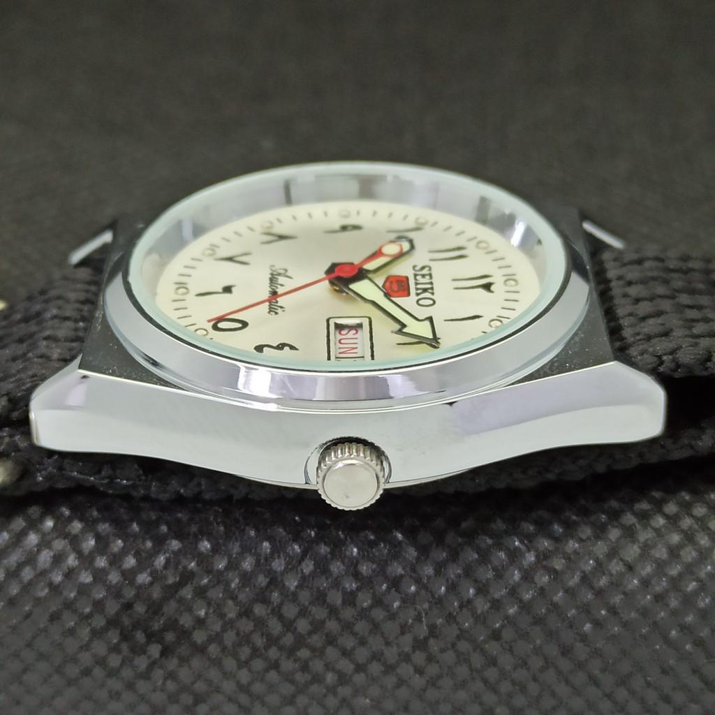 ВОССТАНОВЛЕННЫЕ ВИНТАЖНЫЕ SEIKO 5 AUTO 6309A ЯПОНИЯ МУЖСКИЕ СЕРЕБРЯНЫЕ ЧАСЫ 533d-a280238-9