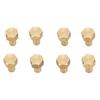 8Pcs 1/24 RC Hex Nut Brass Wear Resistant RC Wheel Lock Nut Replacement for Axial SCX24 8mm /