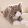 Cat Figurine Body Pillow Cushion Mascot Realistic Cat Gift Cute Fluffy Brown Tabby Calico Cat Stuffed Animal Cat Black Cat White Cat Cute Squishy