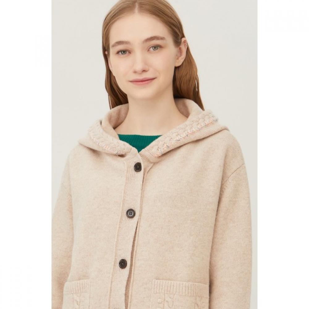  Benetton Benetton Button Hooded Knit Cardigan Bakca9461 Be