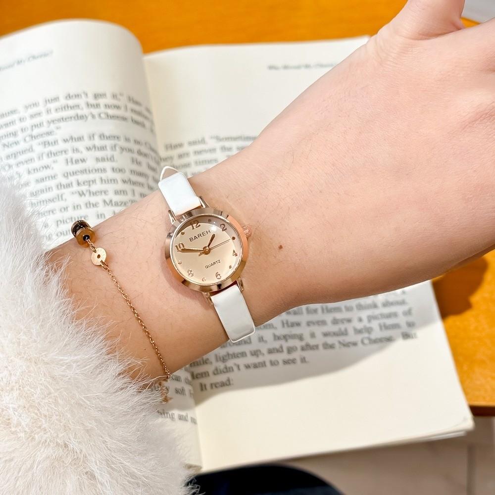 Circular Watches for Women Leather Strap Bracelet Watch New Wrist Watches  Female Gifts
