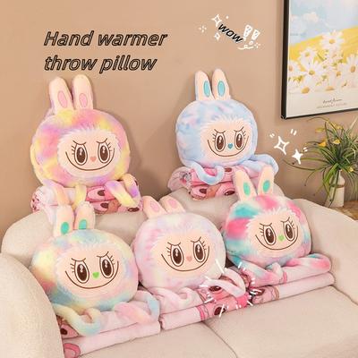 Лабубу одеяло-подушка 2-в-1: Где Комфорт Встречается с Универсальностью