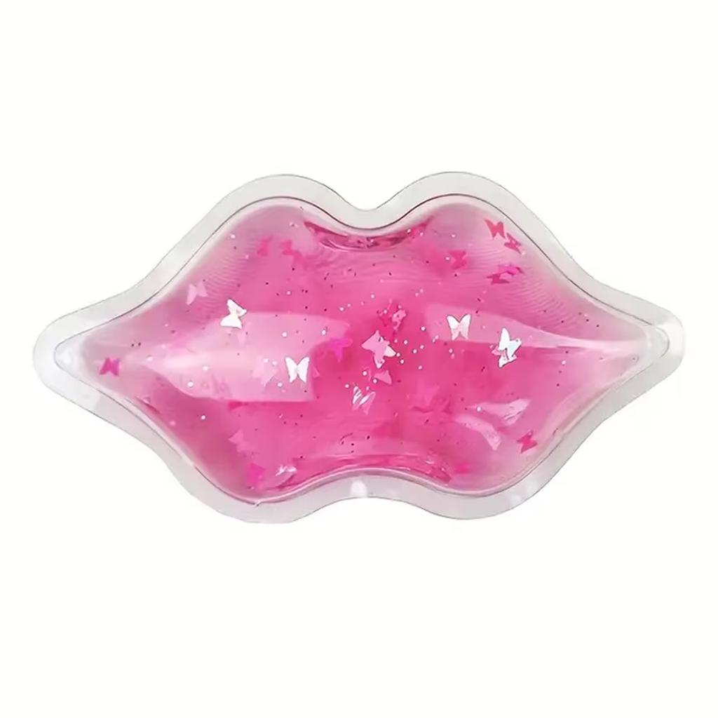 Lip and Eye Ice Pack for Injuries Gel Ice Pack Hot and Cold Compres Reduce Pain and Swelling Eye Relax Anti-Aging Lip Care Pad
