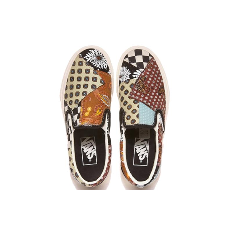 Vans Классические слипоны 'Лоскутное шитье с тигром' Vans VN0A4U381IO