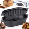 Cast iron roaster with lid 2in1 CAST LINE 28x16 cm, 1.2 l