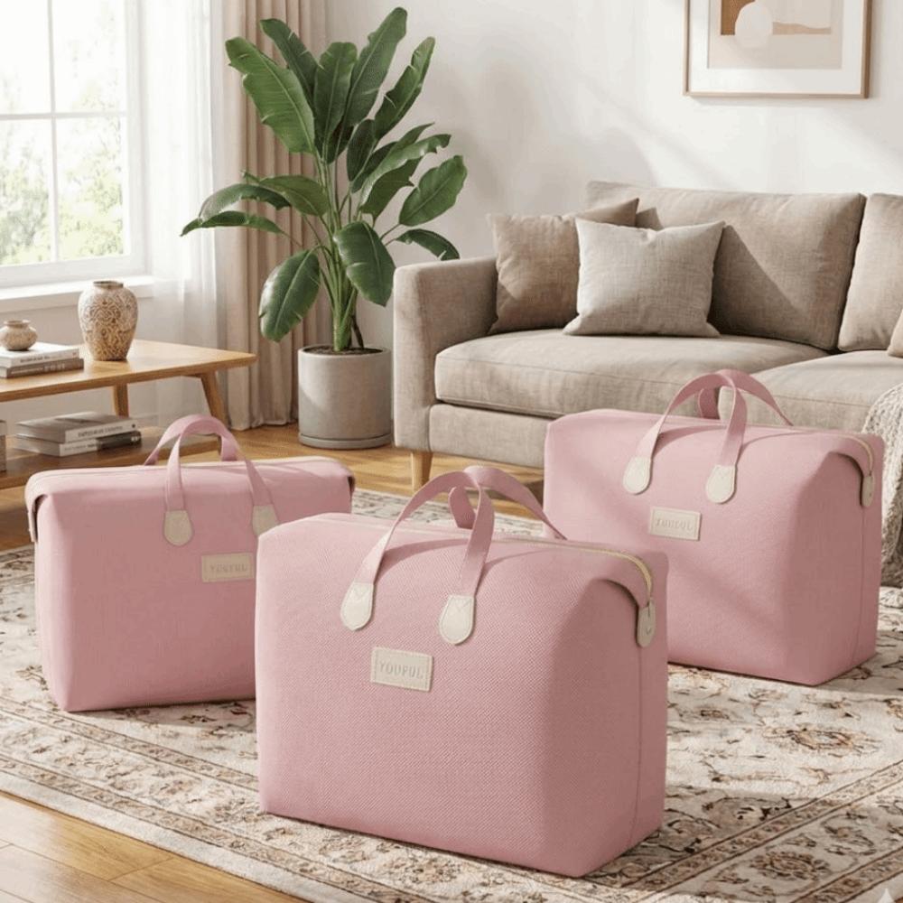 Lightweight Clothing Storage Bag Handheld Clothing Moving Bag Clothes Quilt Storage Bag  for Home