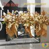 Gold Metal Flower Stand - Tripod Design for Flower Shops