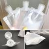 Nozzle Travel Dispenser Bag Transparent Flip Lid Packaging Bag High Quality Cosmetic Storage Bag
