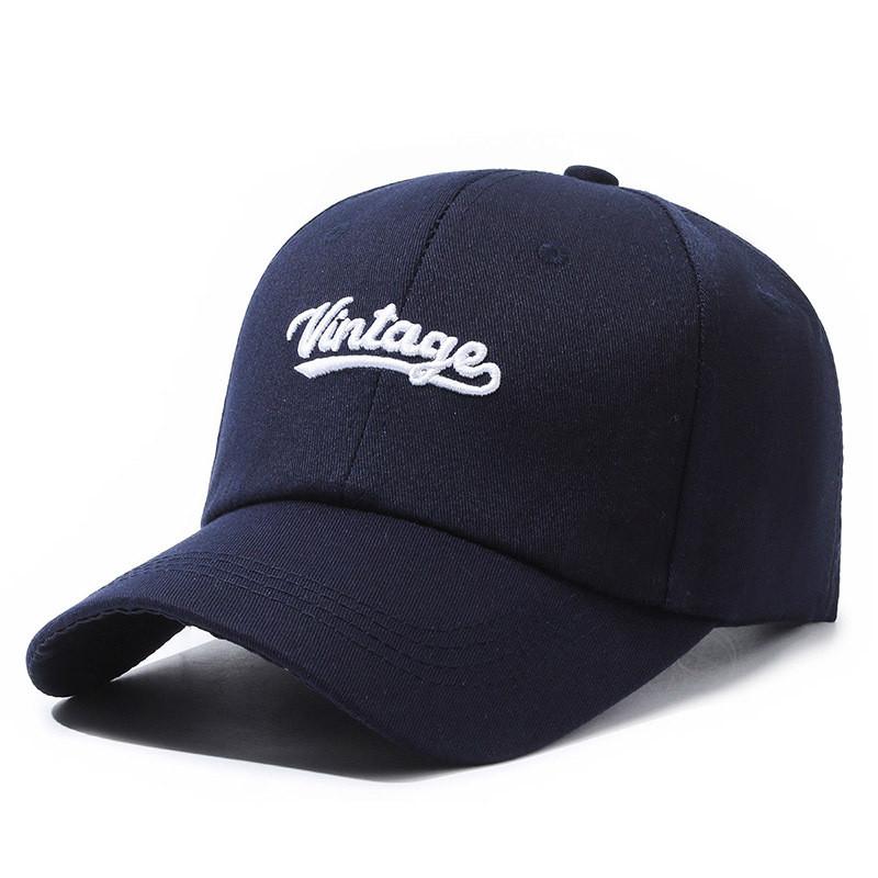Vintage Embroidery Letter Baseball Cap Outdoor Breathable Peaked Gifts Caps