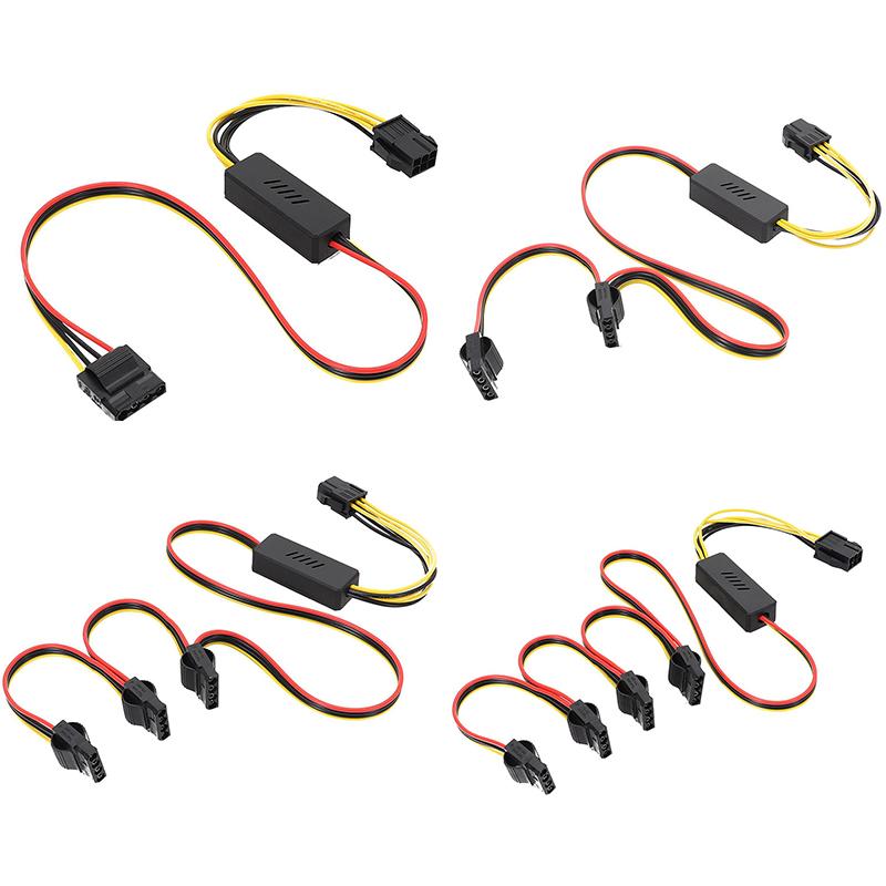 8Pin/6Pin к Sata жесткий кабель адаптера питания Соединительный кабель 12V к 4Pin Molex HDD шнур питания