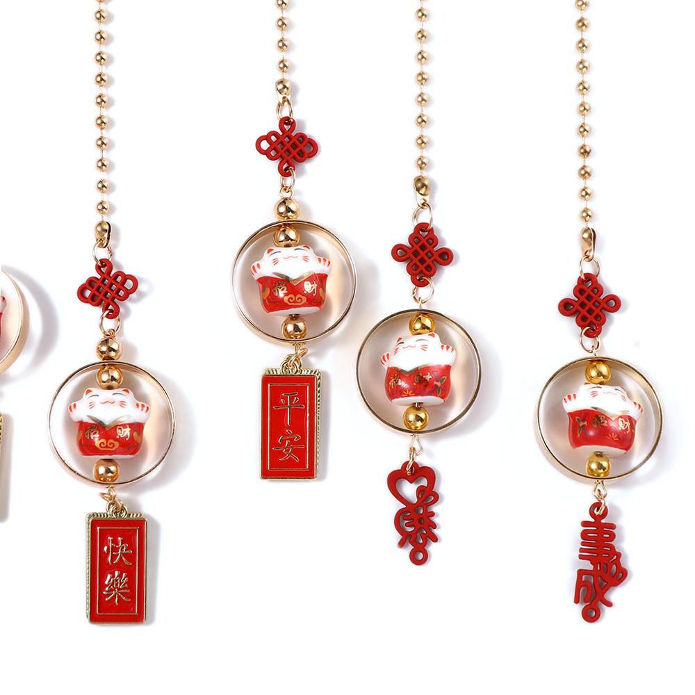 Interior Cat Car Hangings Decor Fortune Cat Car Pendant Fortune Cat Interior Lucky Cat Lucky Cat