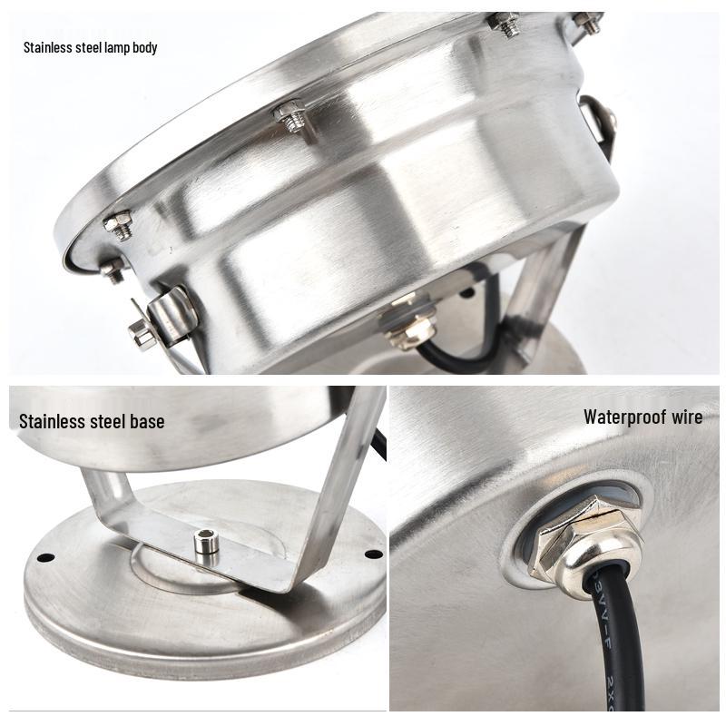 Светодиодный водонепроницаемый прожектор для пруда: Светильник для аквариума и пруда с вариантами 12В 3Вт/6Вт/12Вт